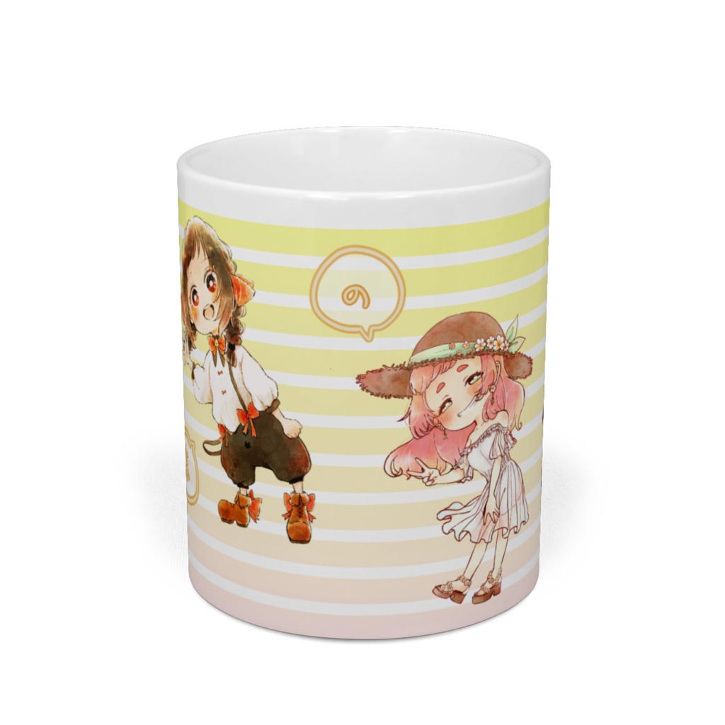 こまのらマグカップ