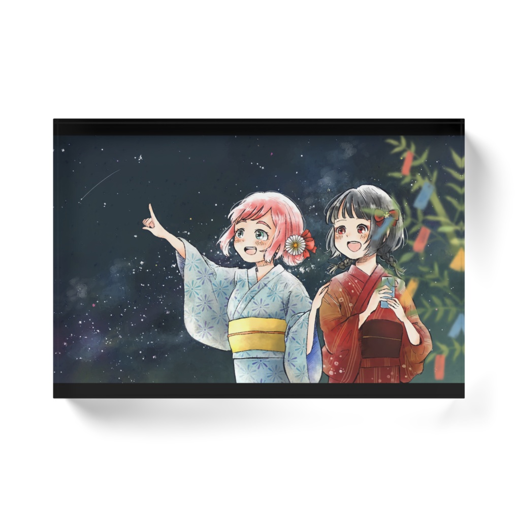 フタリボシアクリルブロック