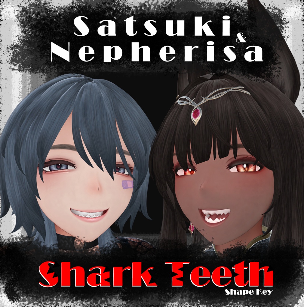 紗月 ギザ歯 SharkTeeth ShapeKey