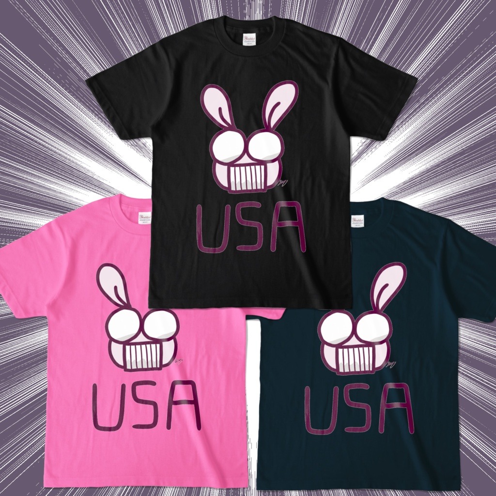 カラーTシャツ(USA)