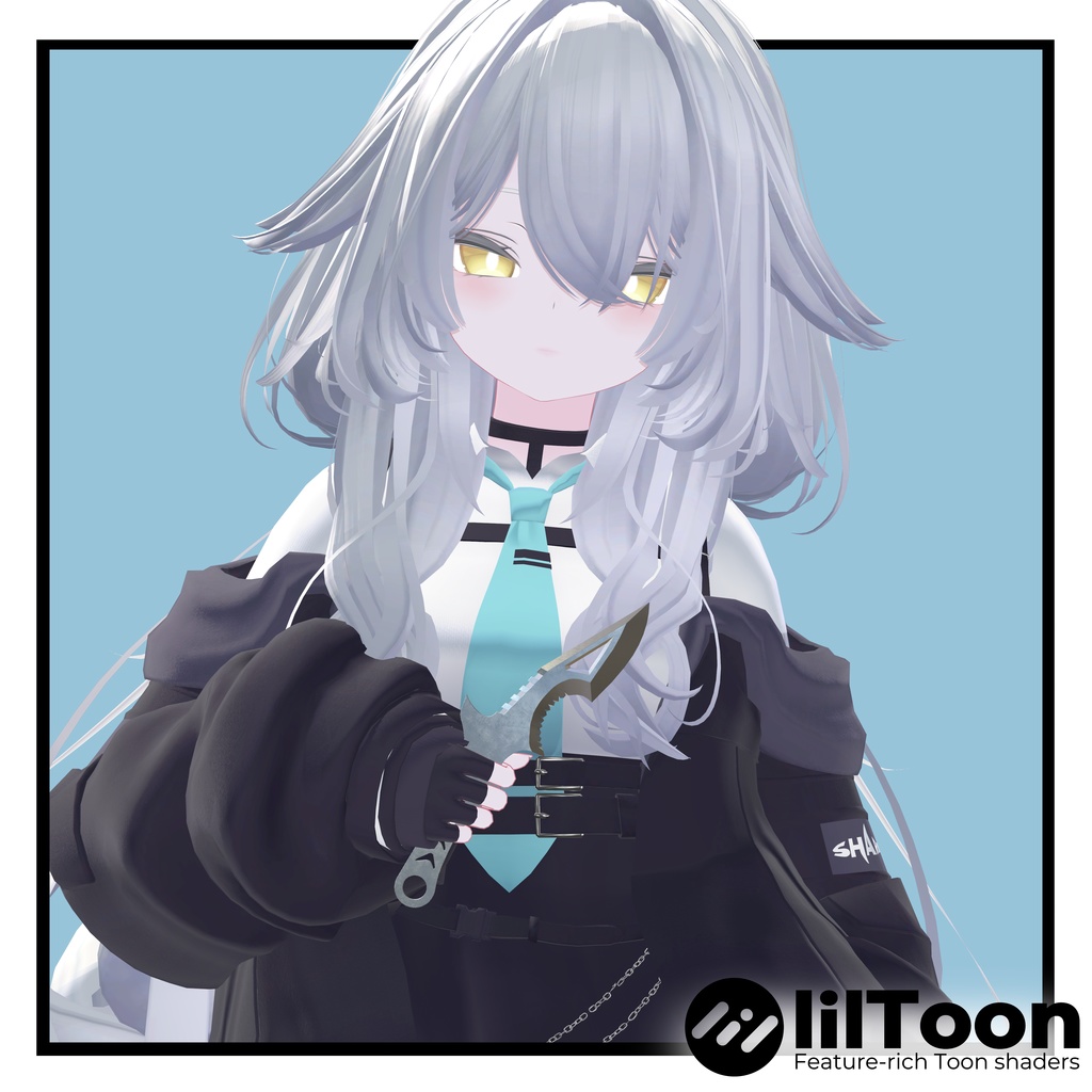 【VRChat想定】シャークナイフ-Shark Knife-