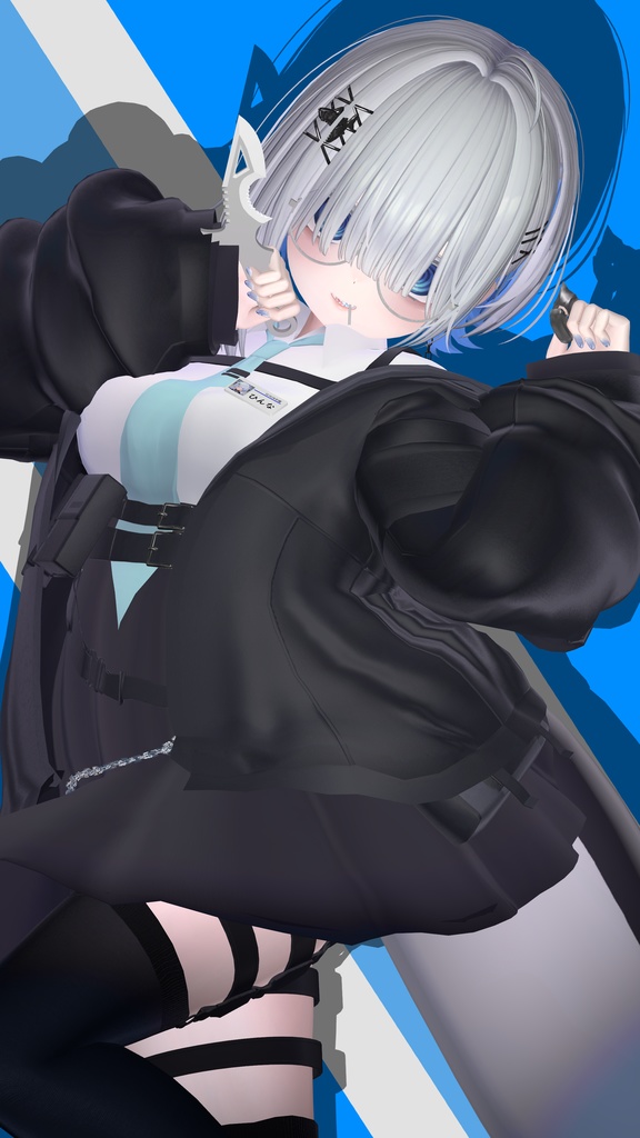 【VRChat想定】シャークナイフ-Shark Knife-