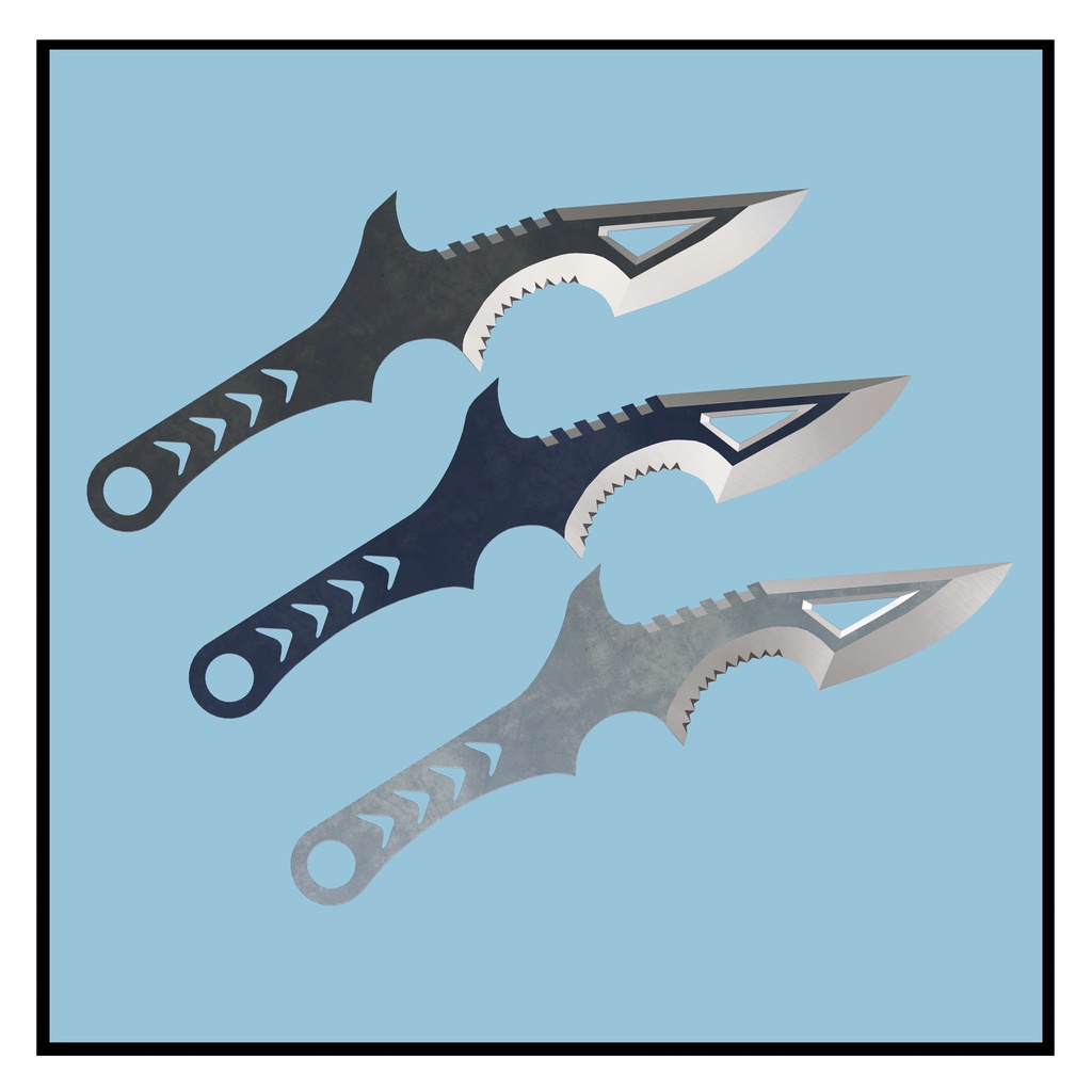 【VRChat想定】シャークナイフ-Shark Knife-