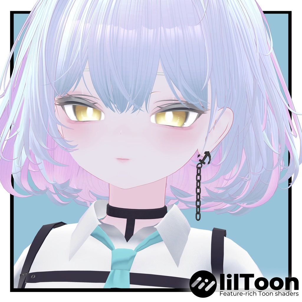 【VRChat想定】錨ピアス-Anchor Earring-