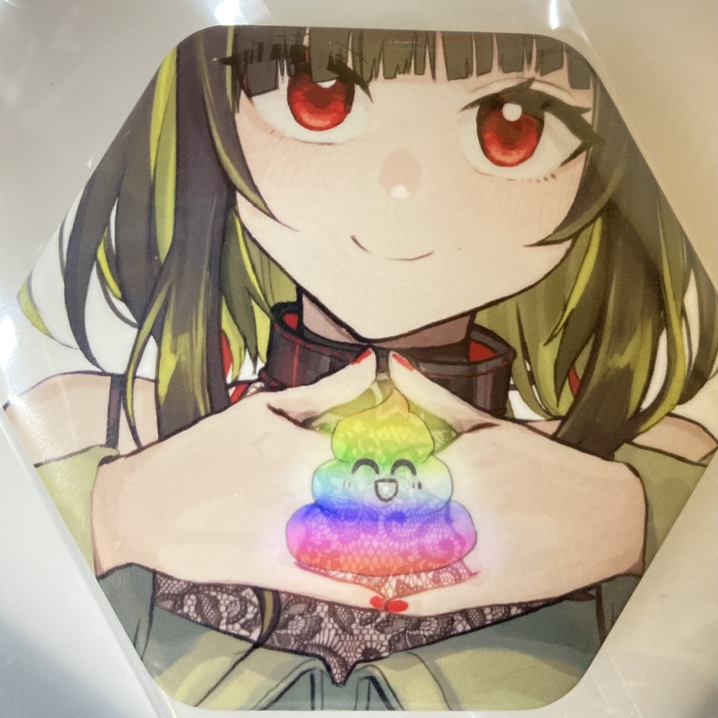 うんちの印缶バッジ