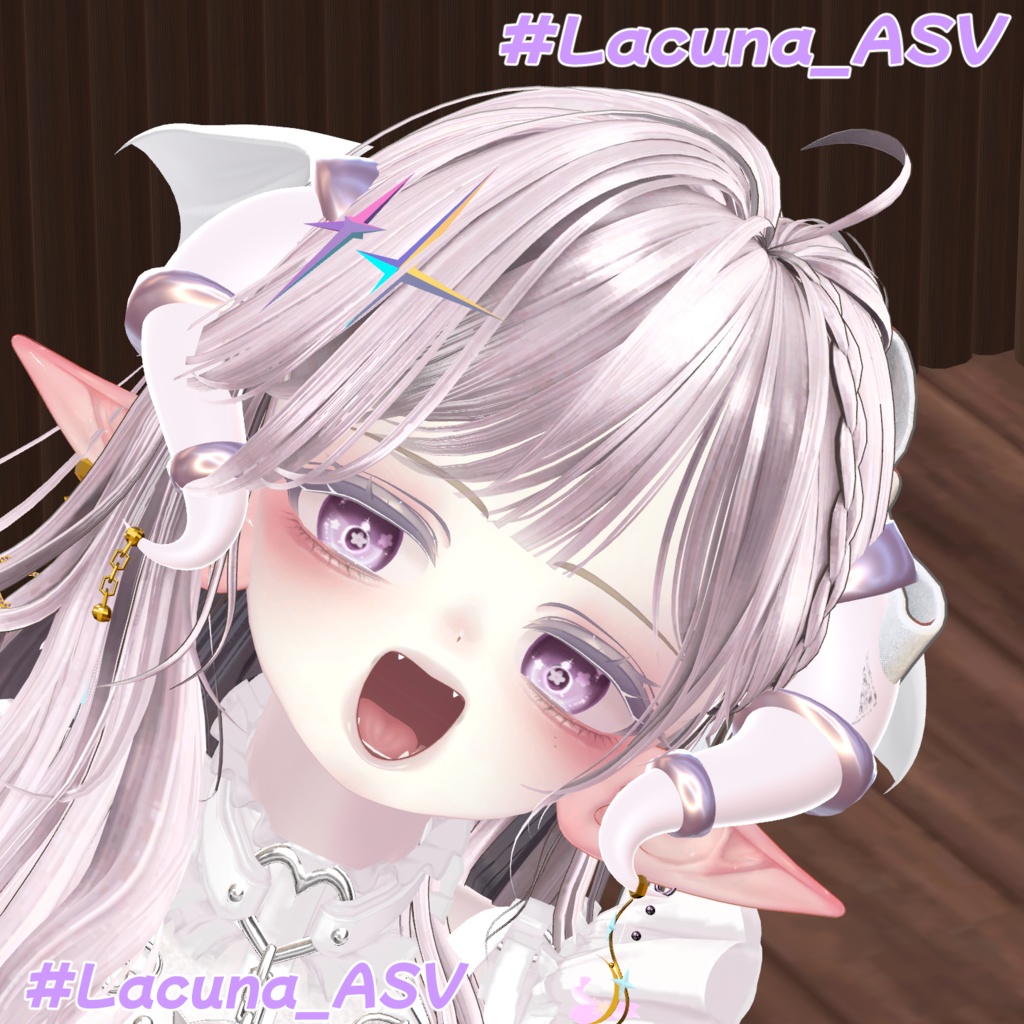 【VRChat向けアクセサリー】Magical Devil - Wing & Horn