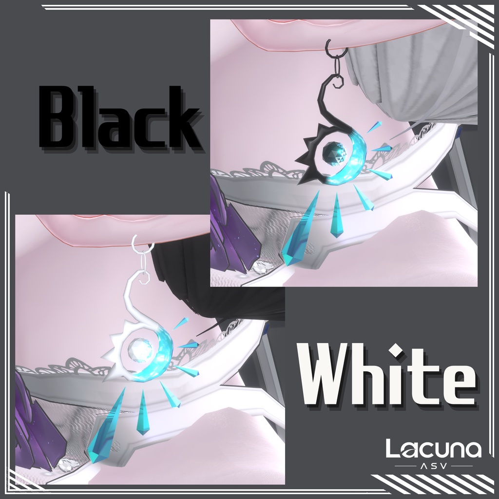 【VRChat向けアクセサリー】Granicle - 宇宙の記録 Accessory Set