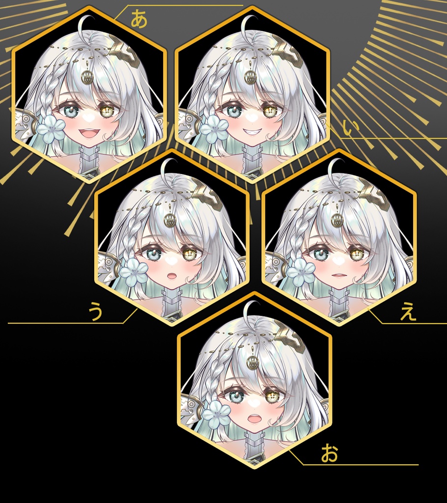 【限定1点】Vtuber天使型アンドロイド【Live2D】