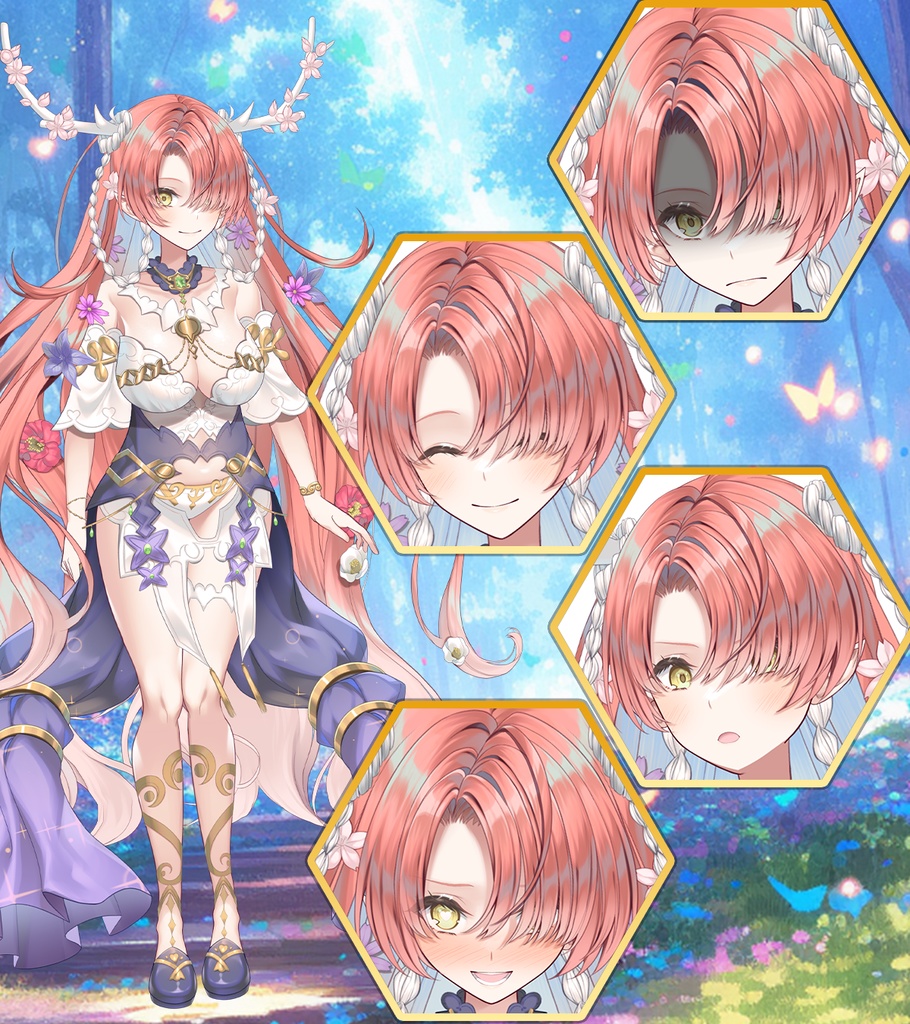 【完売】Vtuber精霊王【Live2Dモデル】