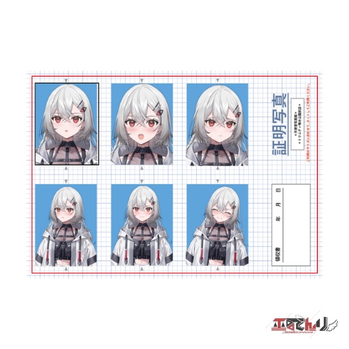 【受注販売】てんりの証明写真シール