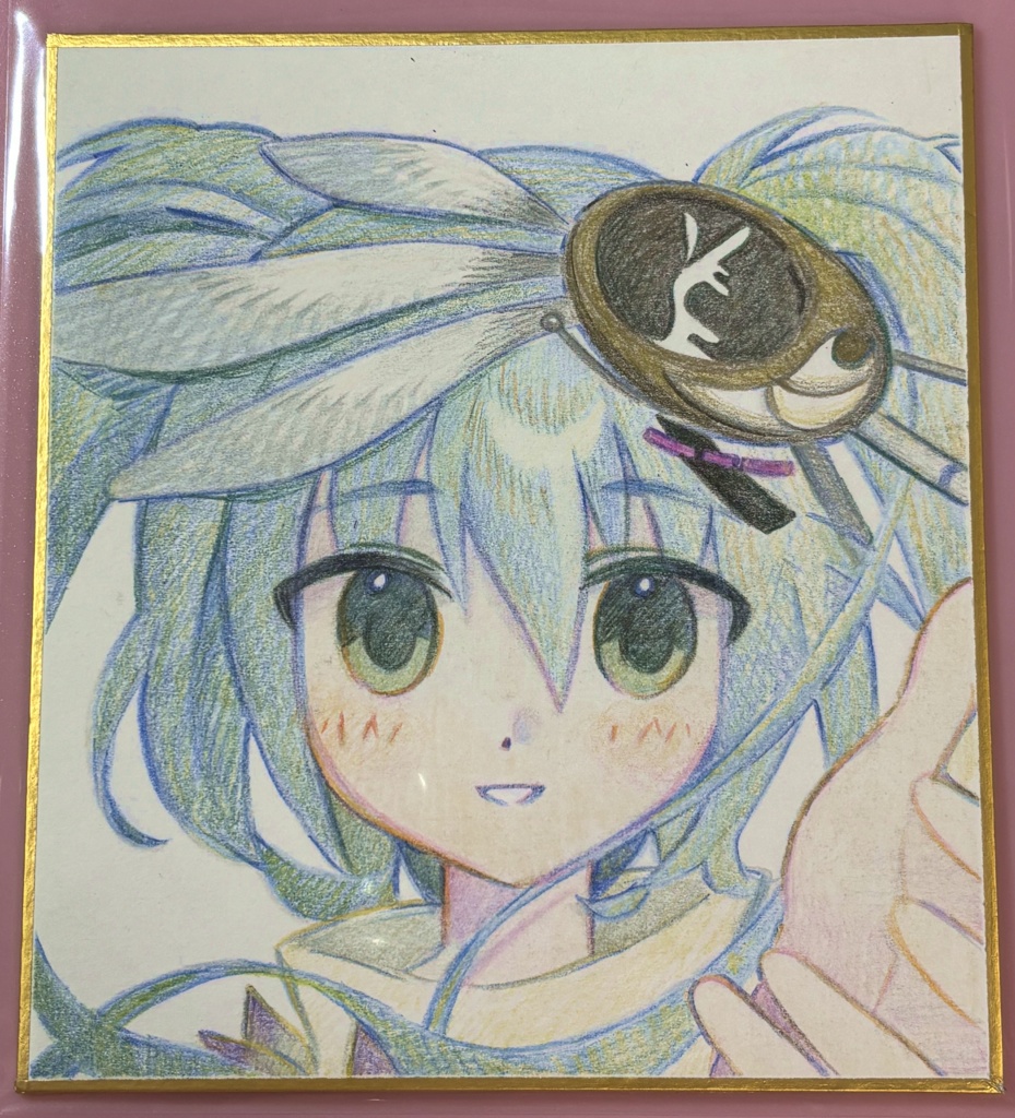 初音ミク　オービット　色紙