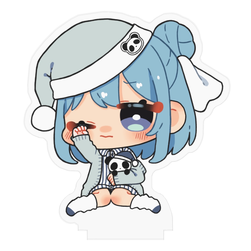 ひゆめれいあ&デイデイ ねむねむフィギュア🐼