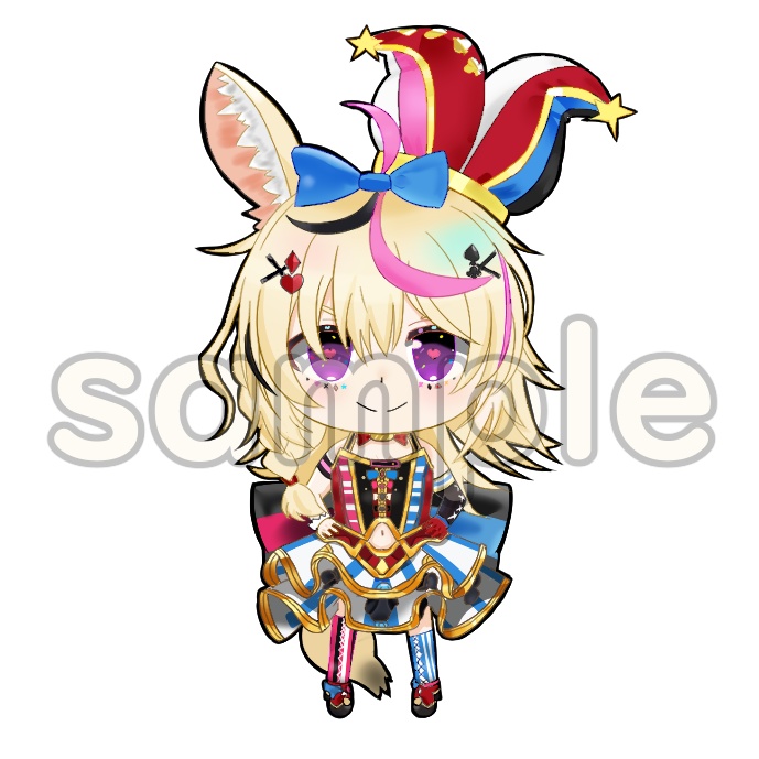 【非公式】尾丸ポルカ　アクリルキーホルダー(50x50mm)