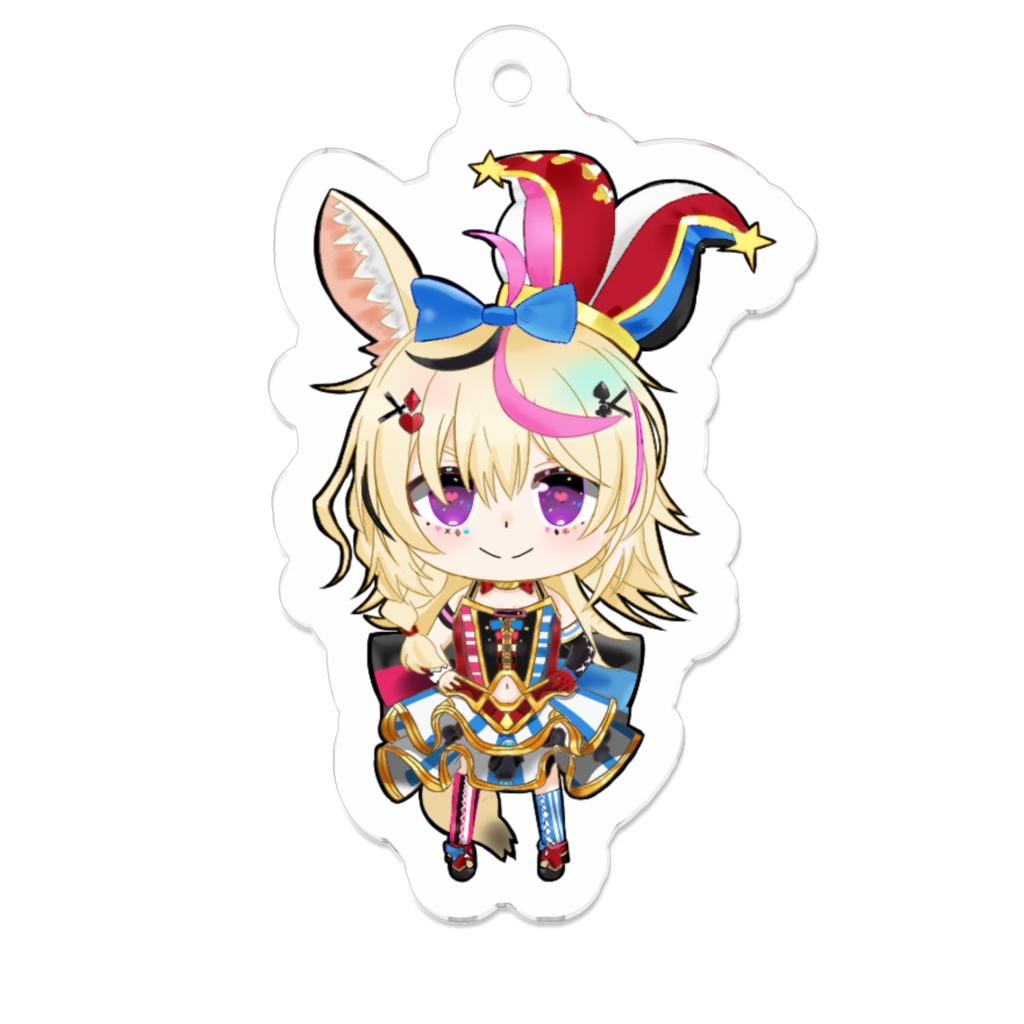 【非公式】尾丸ポルカ アクリルキーホルダー(50x50mm)