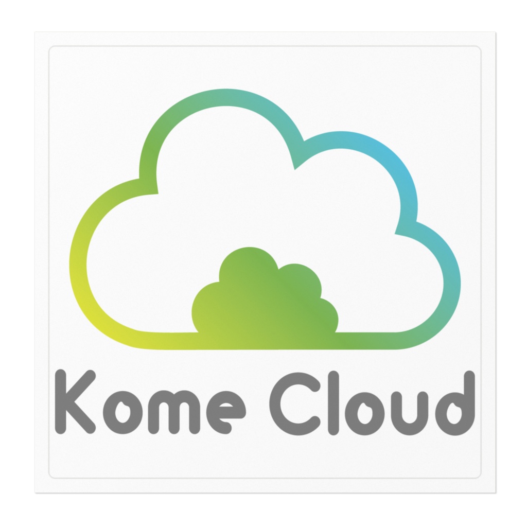 KomeCloudステッカー
