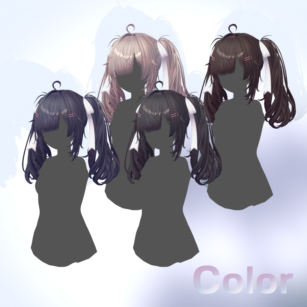 [12 Avatars] Twin Roll Hair 缩略图 10