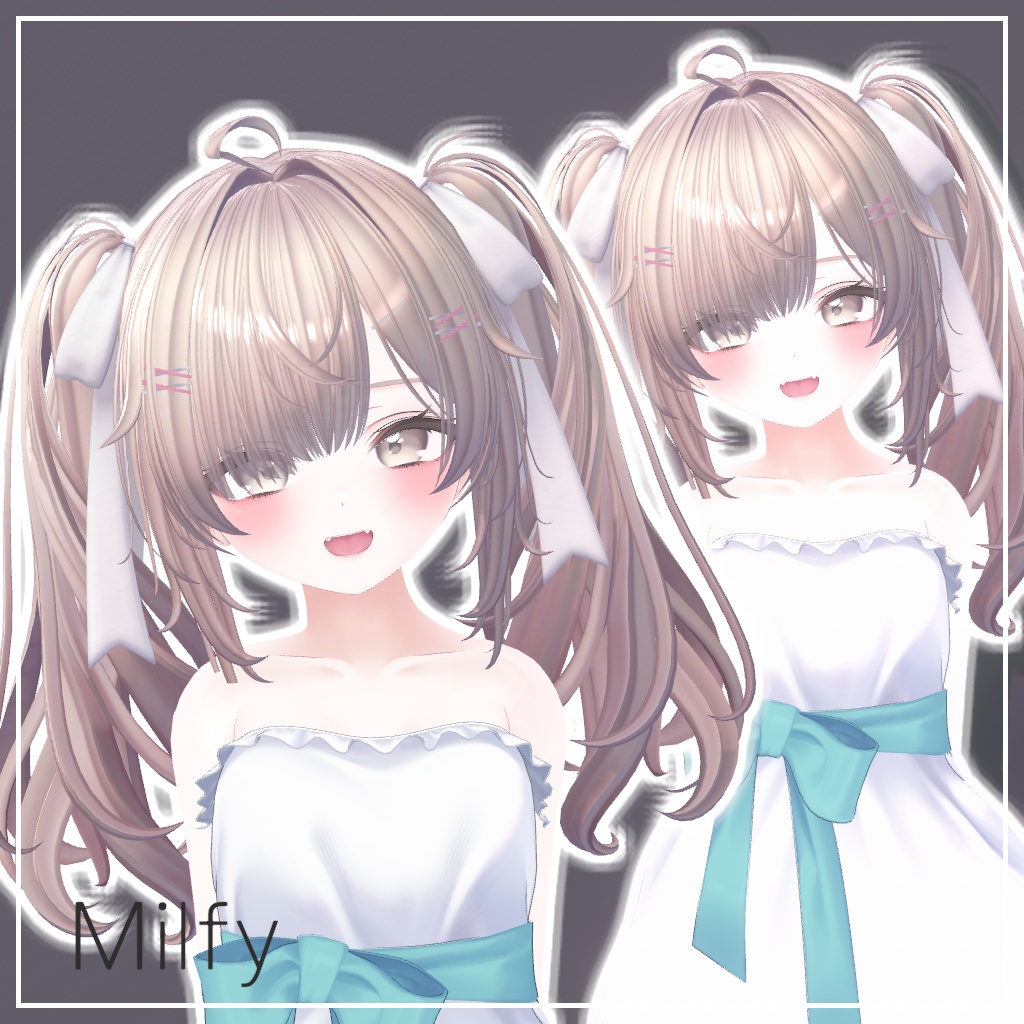 [12 Avatars] Twin Roll Hair 缩略图 2