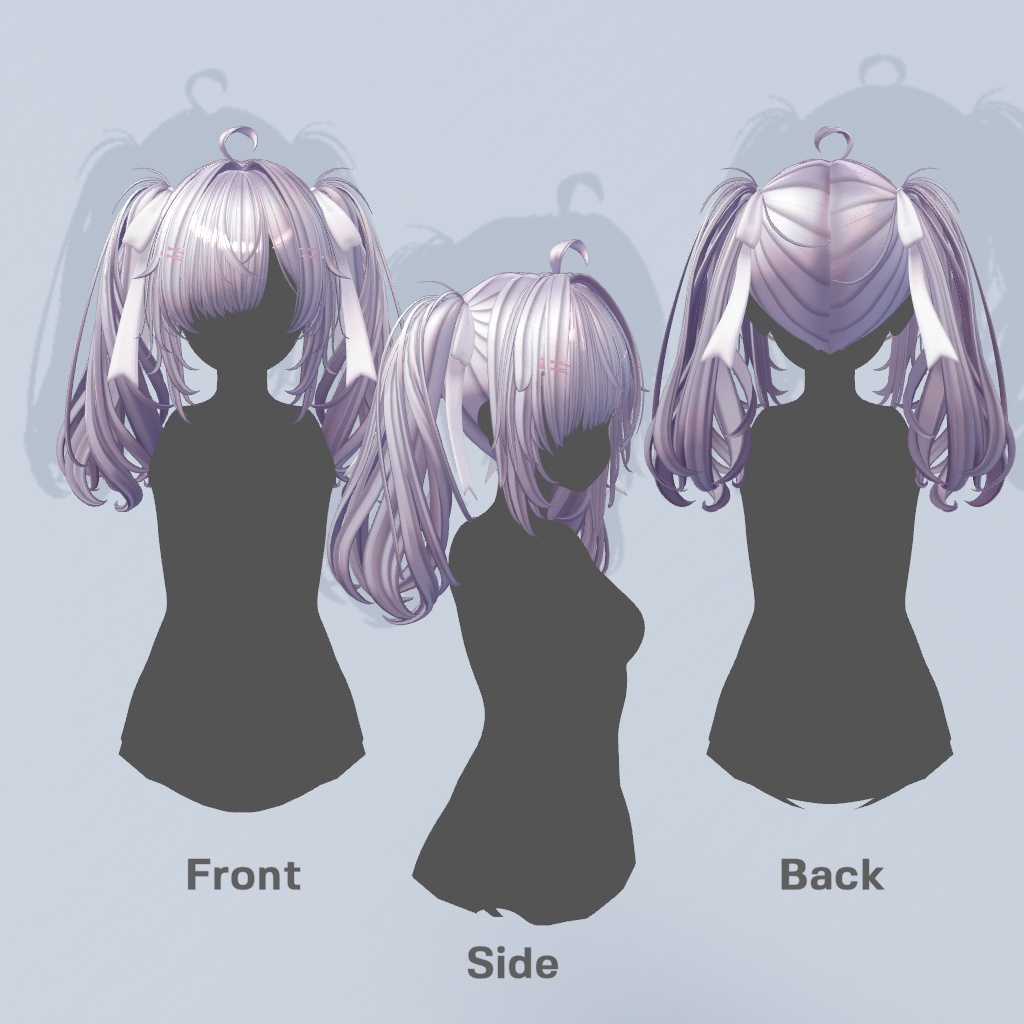 [12 Avatars] Twin Roll Hair 缩略图 11