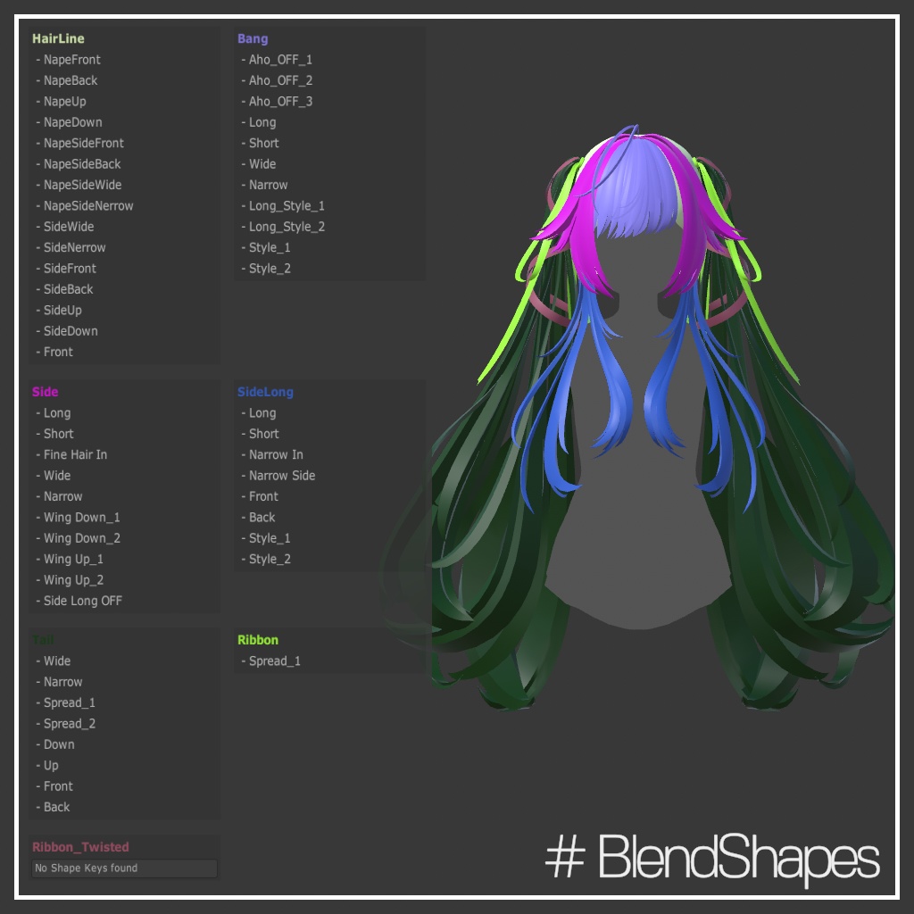 [12 Avatars] Lue Hair 缩略图 14