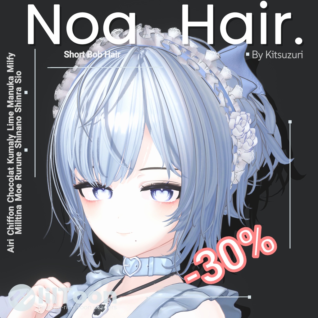 -30%[13 Avatars] Noa Hair