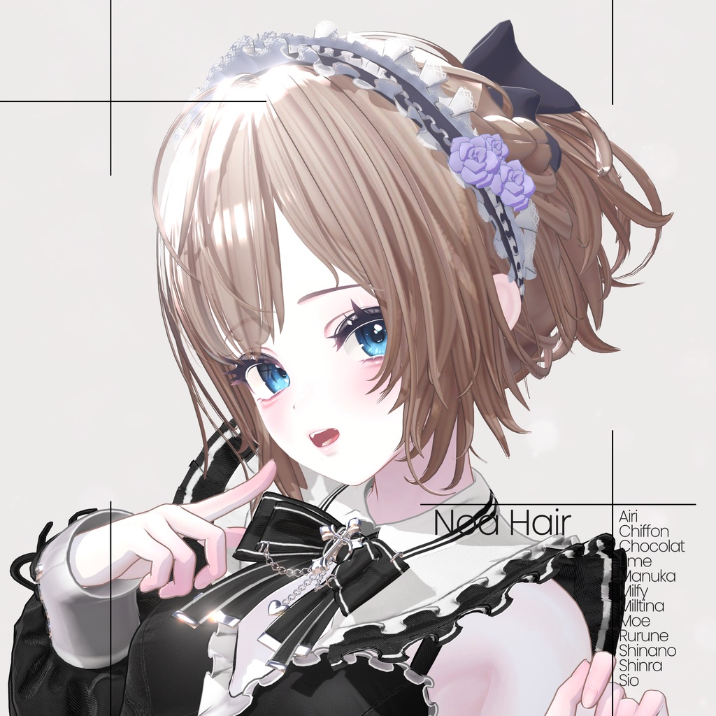 [12 Avatars] Noa Hair
