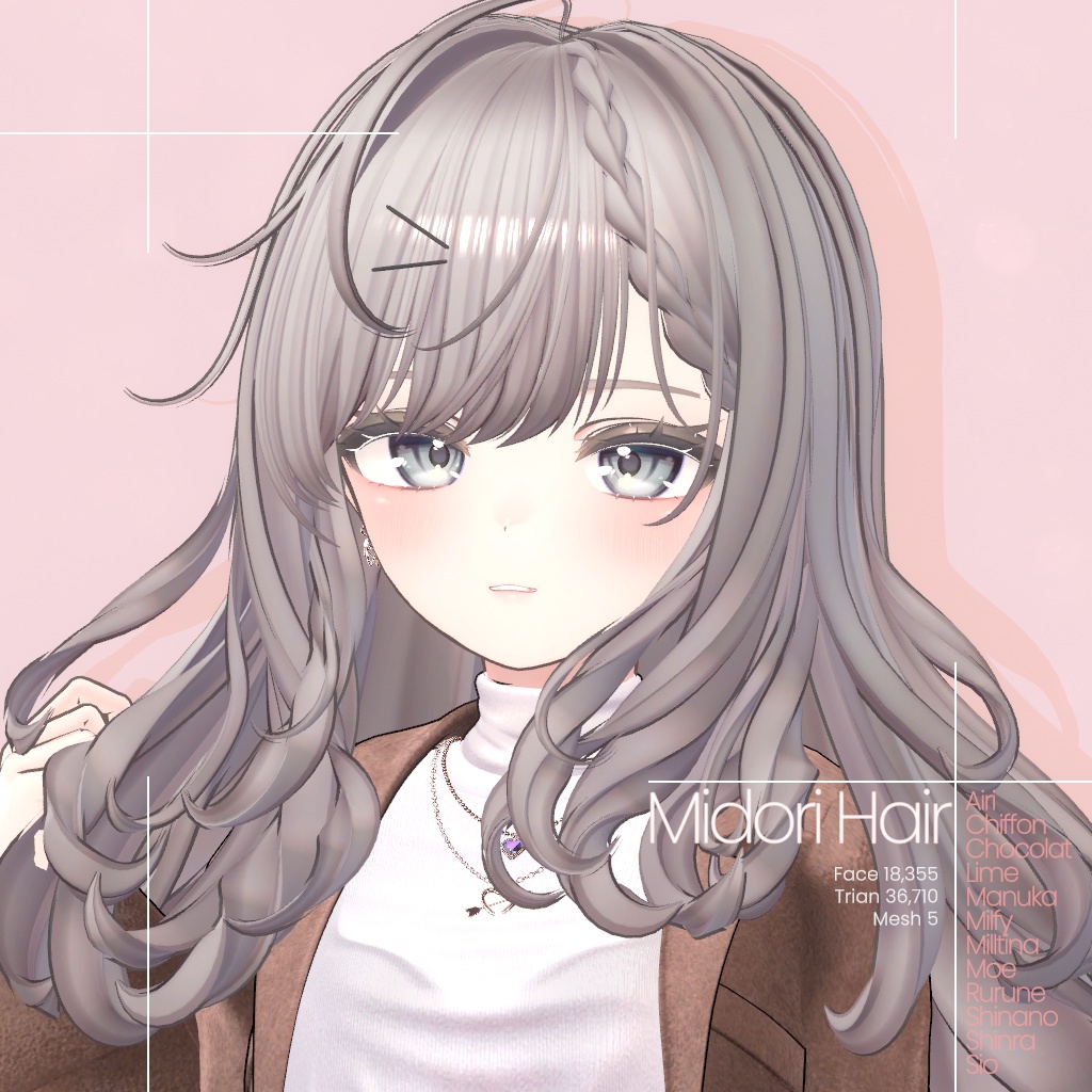 ~5/10 -20% Sale 中 [12 Avatars] Midori Hair