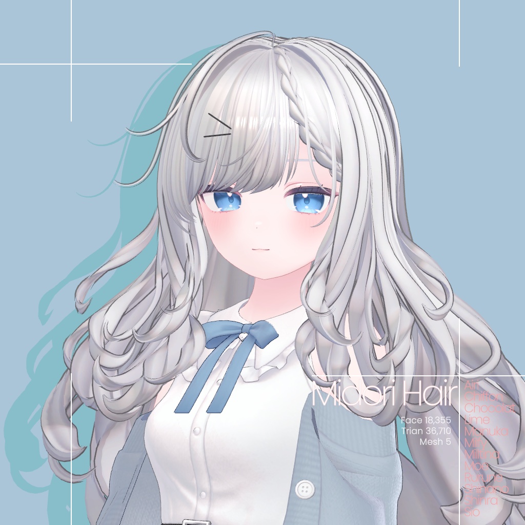 [12 Avatars] Midori Hair 缩略图 4