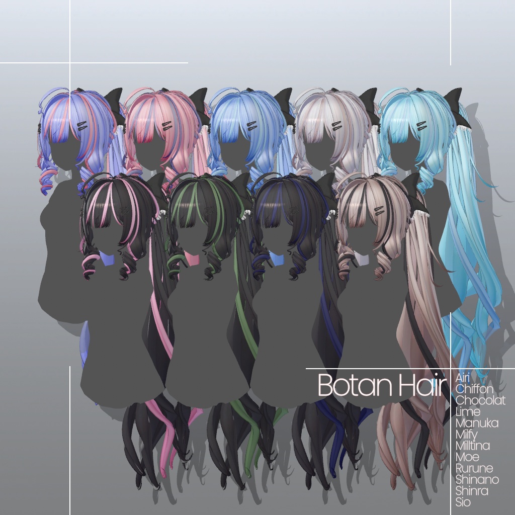 [12 Avatars] Botan Hair 缩略图 12