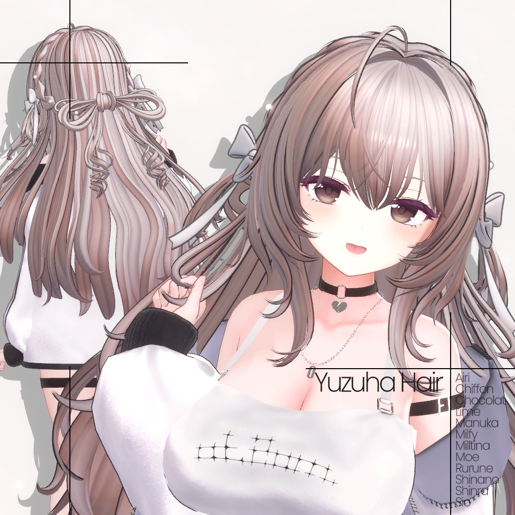 [12 Avatars] Yuzuha Hair 缩略图 4