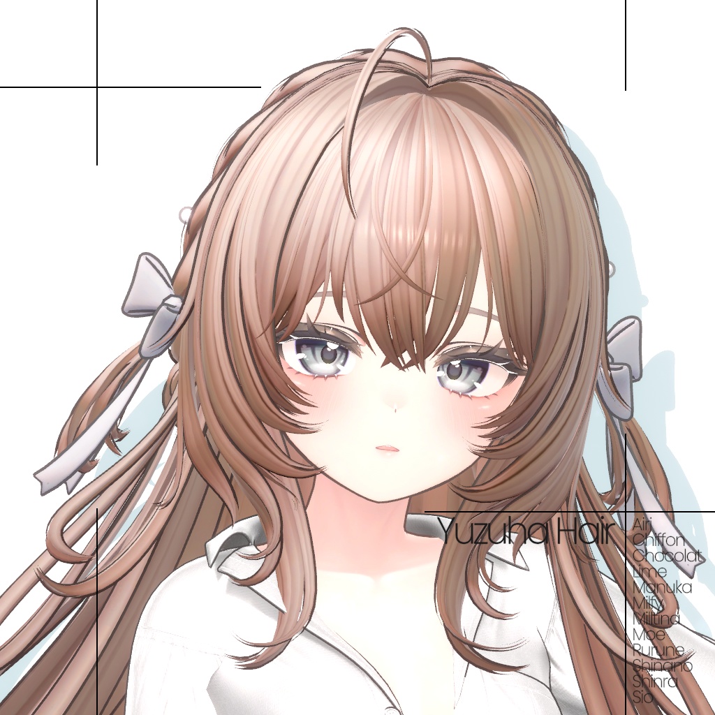 [12 Avatars] Yuzuha Hair 缩略图 2