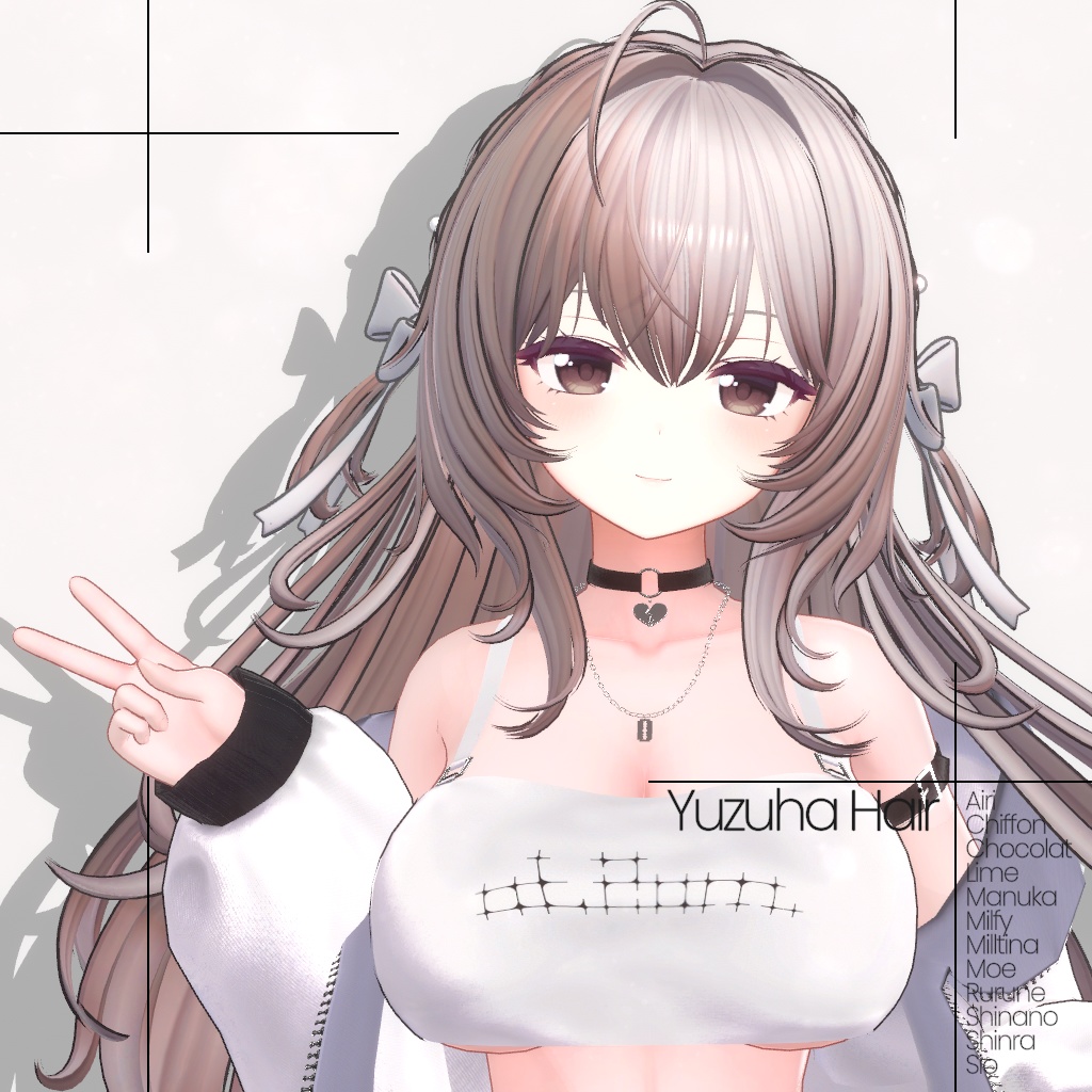 [12 Avatars] Yuzuha Hair 缩略图 3