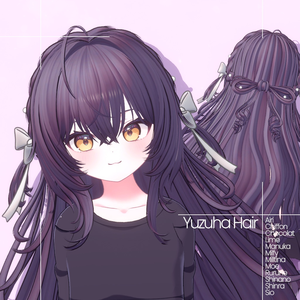 [12 Avatars] Yuzuha Hair 缩略图 5