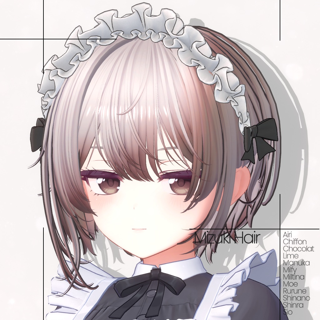 [12 Avatars] Mizuki Hair 缩略图 2