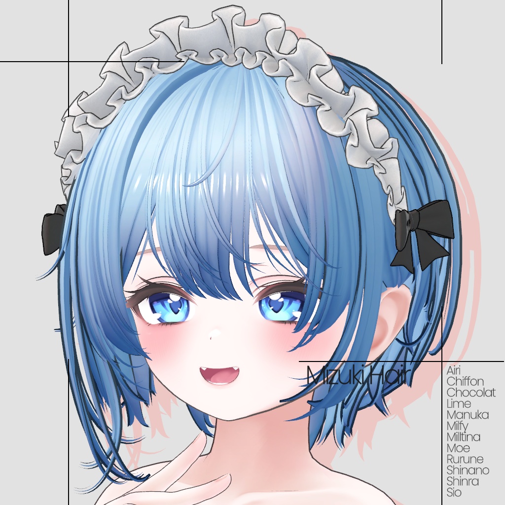 ~5/22 -20% Sale 中 [12 Avatars] Mizuki Hair