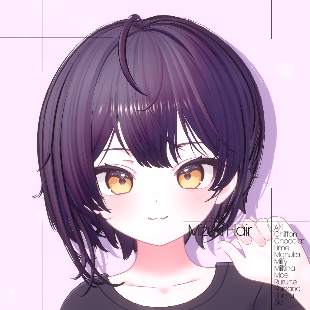 [12 Avatars] Mizuki Hair 缩略图 5