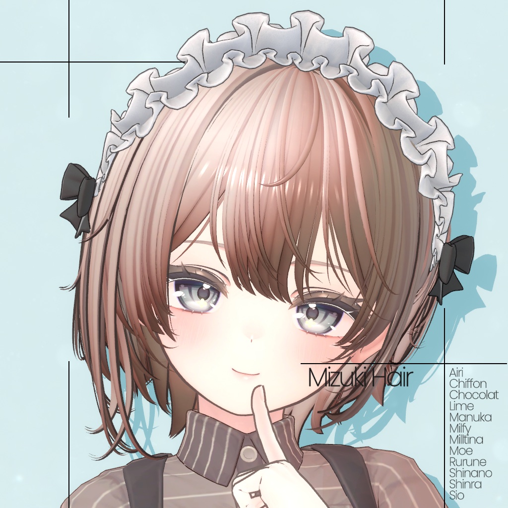 [12 Avatars] Mizuki Hair 缩略图 6