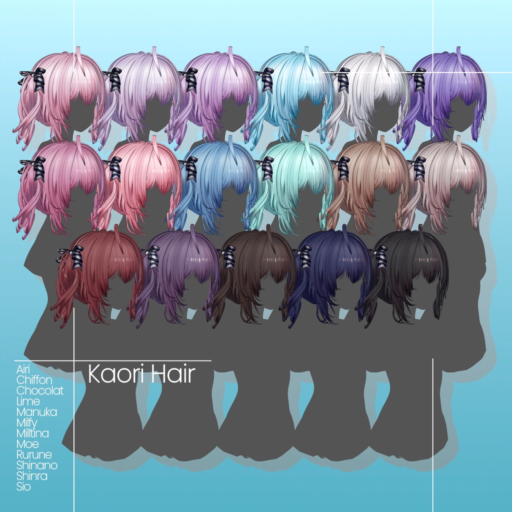 [12 Avatars] Kaori Hair 缩略图 7