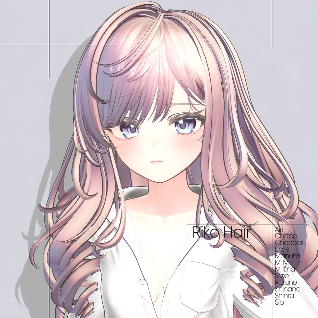 [12 Avatars] Riko Hair 缩略图 2