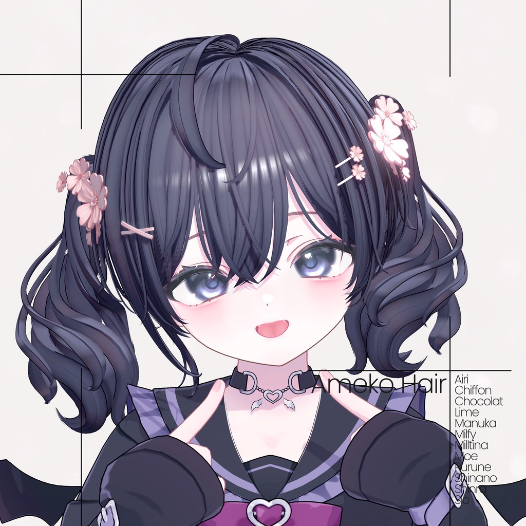 [12 Avatars] Ameko Hair 缩略图 4