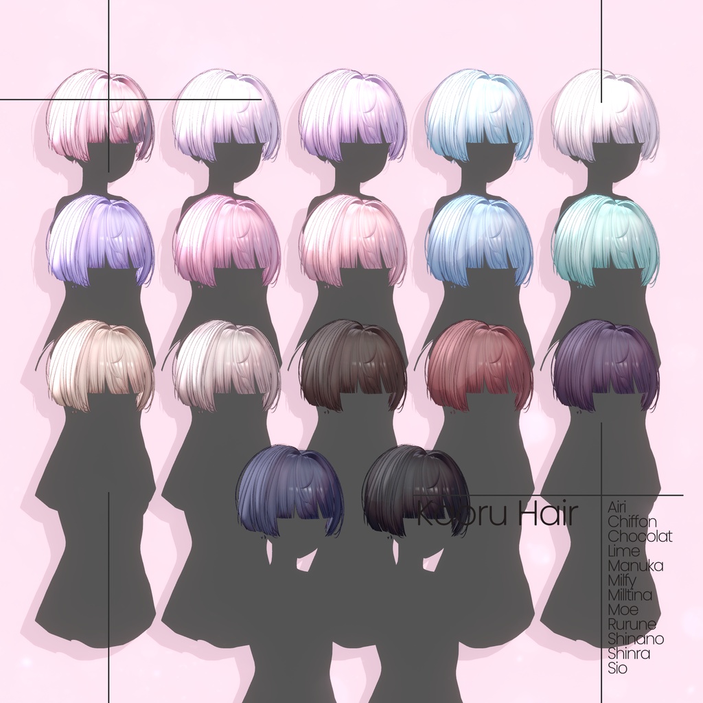 [12 Avatars] Kaoru Hair 缩略图 9