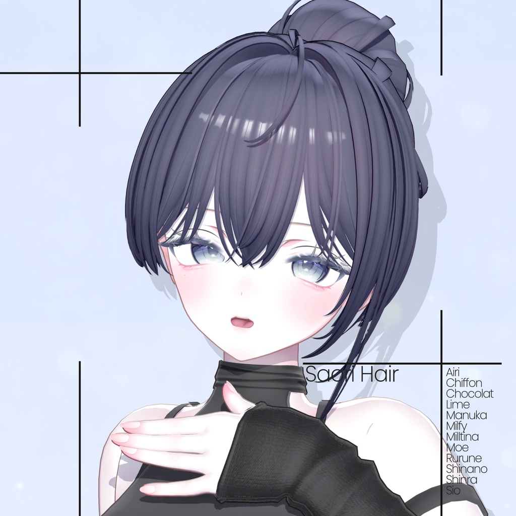 [12 Avatars] Saori Hair 缩略图 5