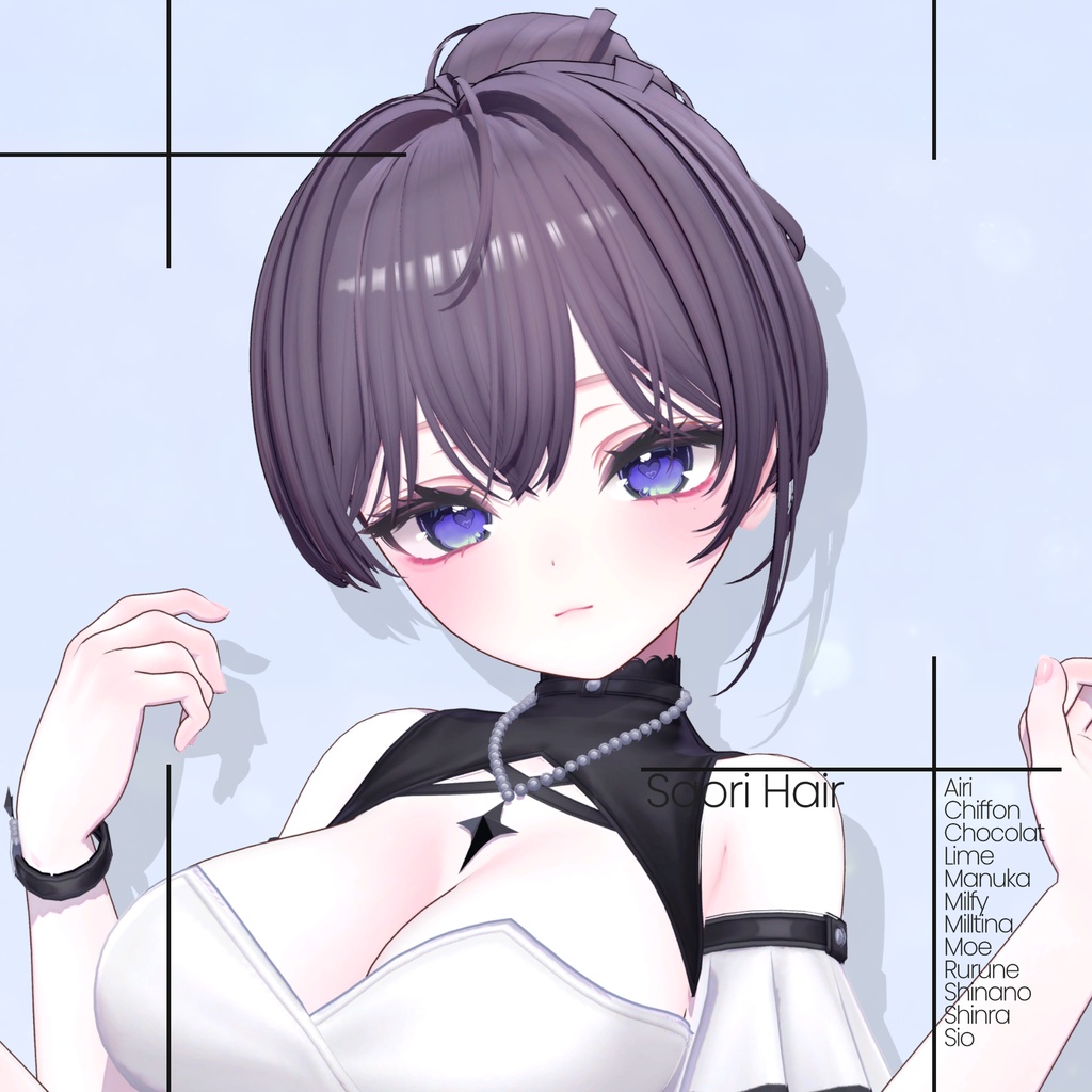 [12 Avatars] Saori Hair 缩略图 4