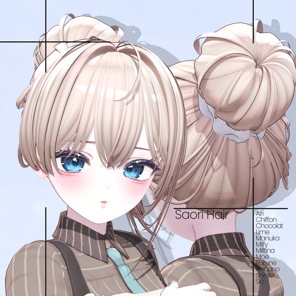[12 Avatars] Saori Hair 缩略图 2