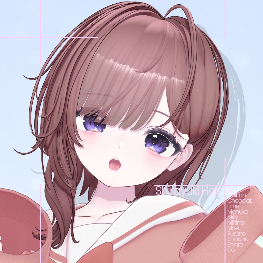 [12 Avatars] Shirayuki Hair 缩略图 7
