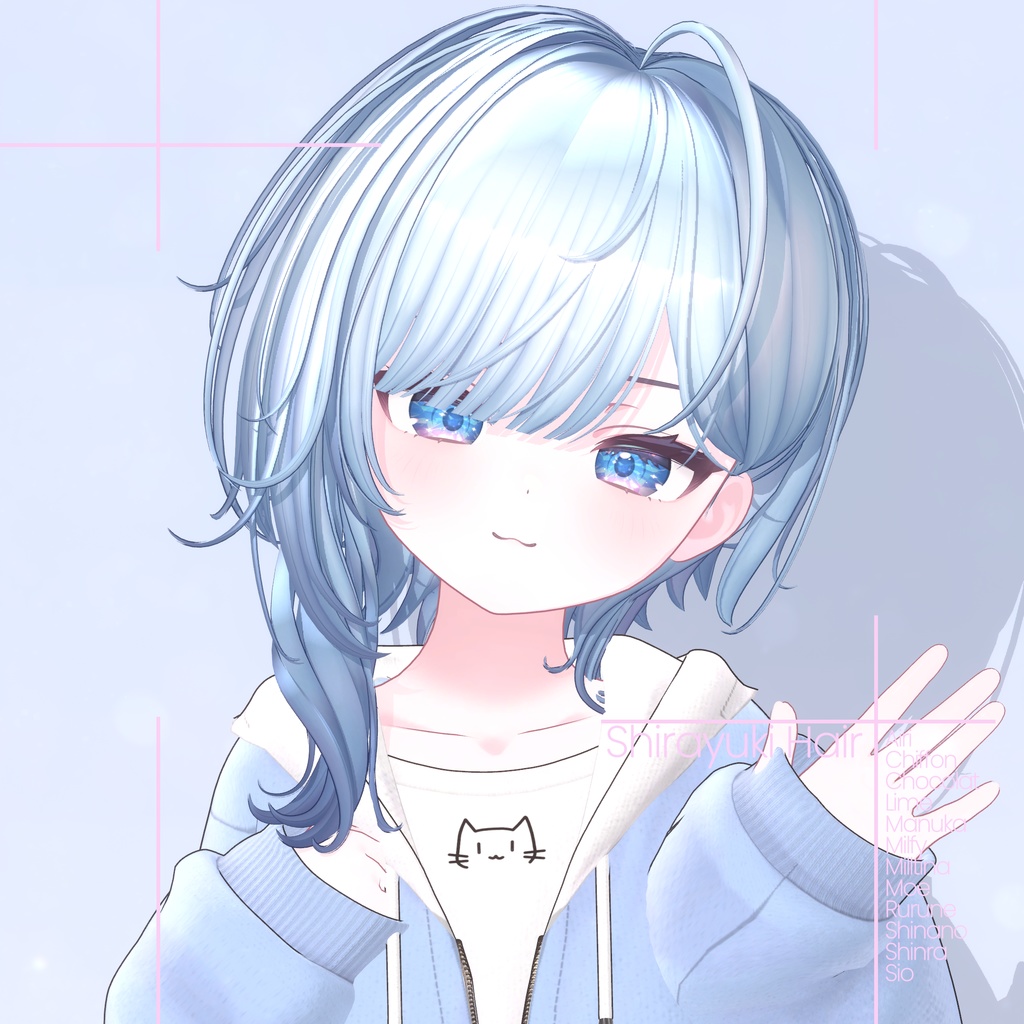 [12 Avatars] Shirayuki Hair 缩略图 5