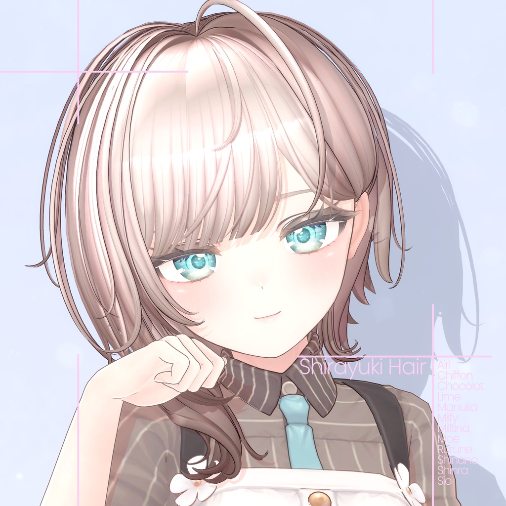 [12 Avatars] Shirayuki Hair 缩略图 9
