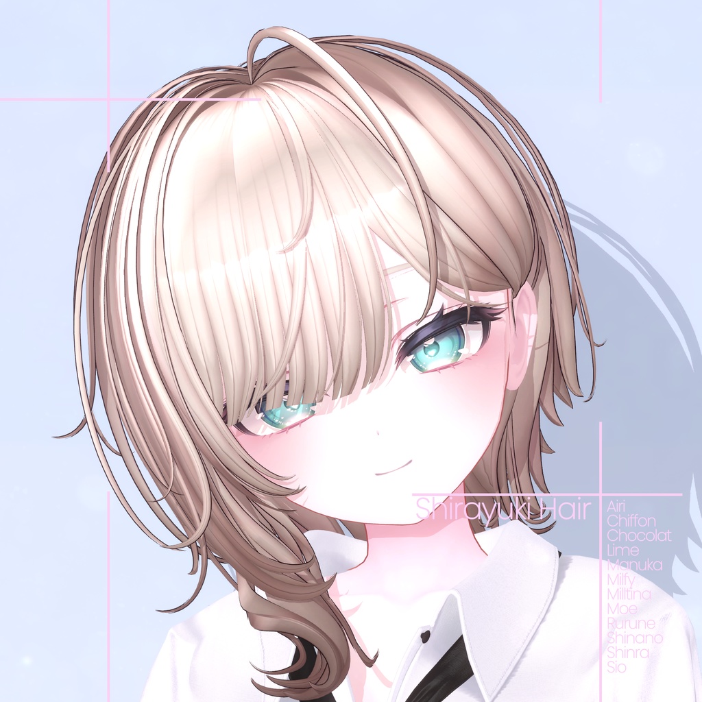 [12 Avatars] Shirayuki Hair 缩略图 4