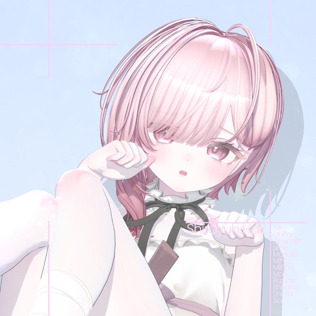 [12 Avatars] Shirayuki Hair 缩略图 6