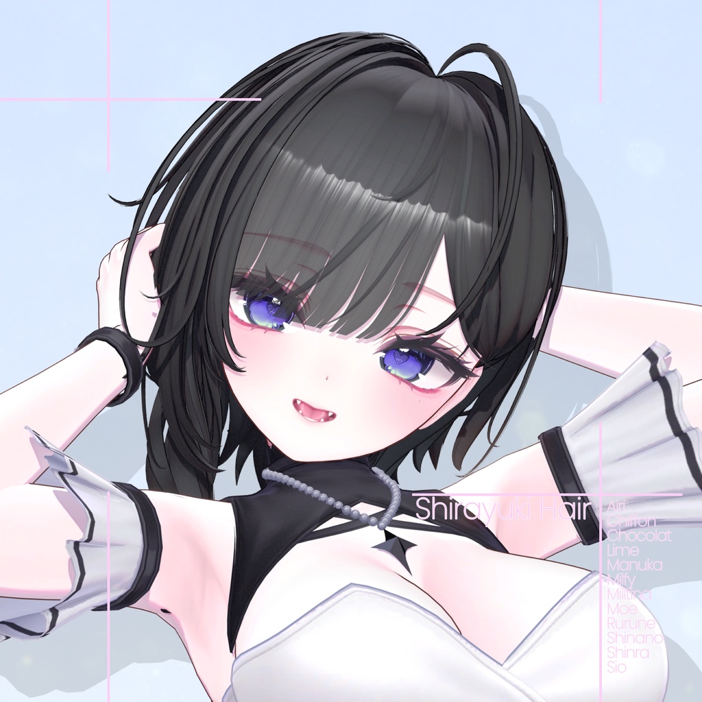 [12 Avatars] Shirayuki Hair 缩略图 10