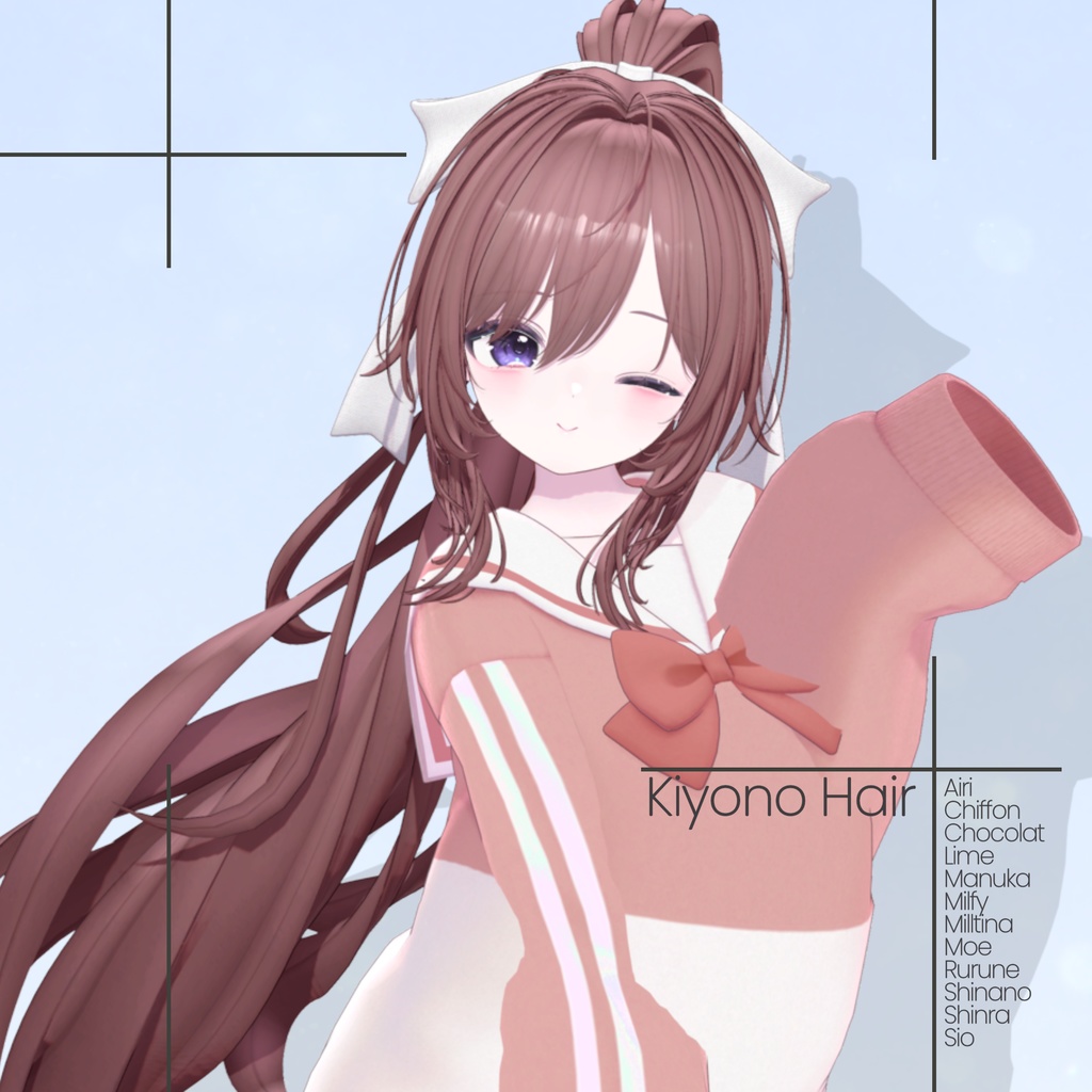 [12 Avatars] Kiyono Hair 缩略图 9